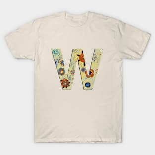 Monogram letter W T-Shirt